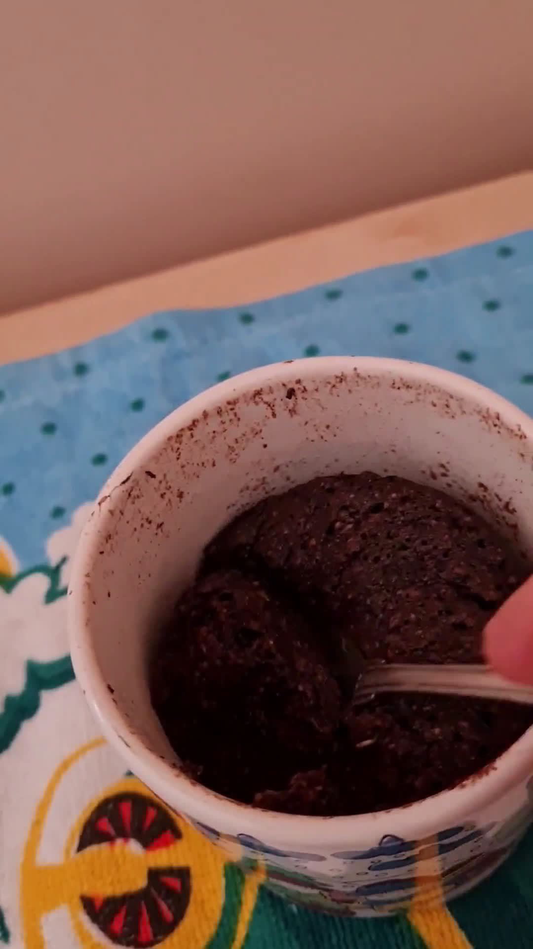 Foto del paso 4 de la receta: Mug cake de avena y cacao amargo ☕ Torta en taza al microondas