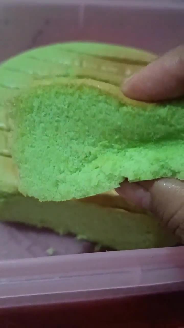 Foto langkah ke 8 dari resep Base roti ulang tahun pandan.