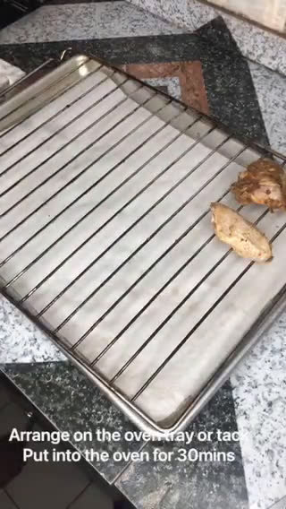A picture of step 3 of Sticky sweet chicken wings.
