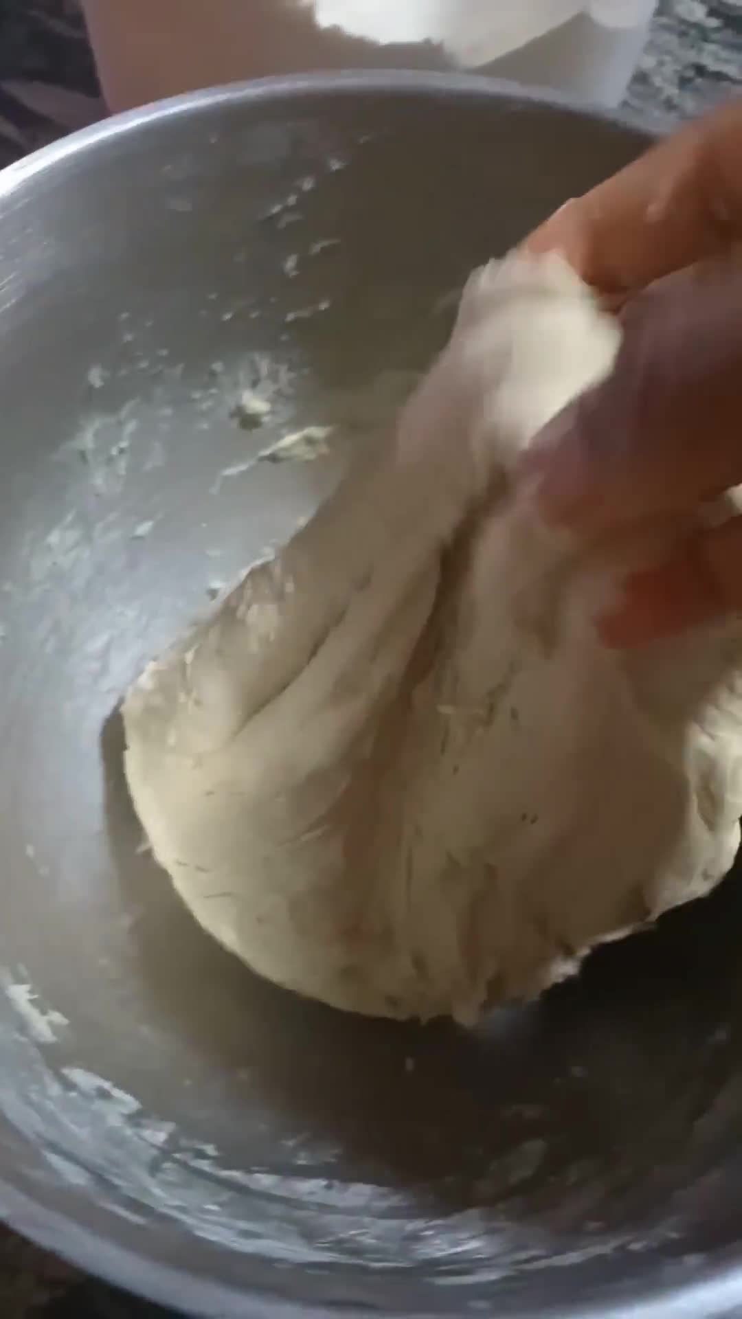 A picture of step 3 of Naan Bread.