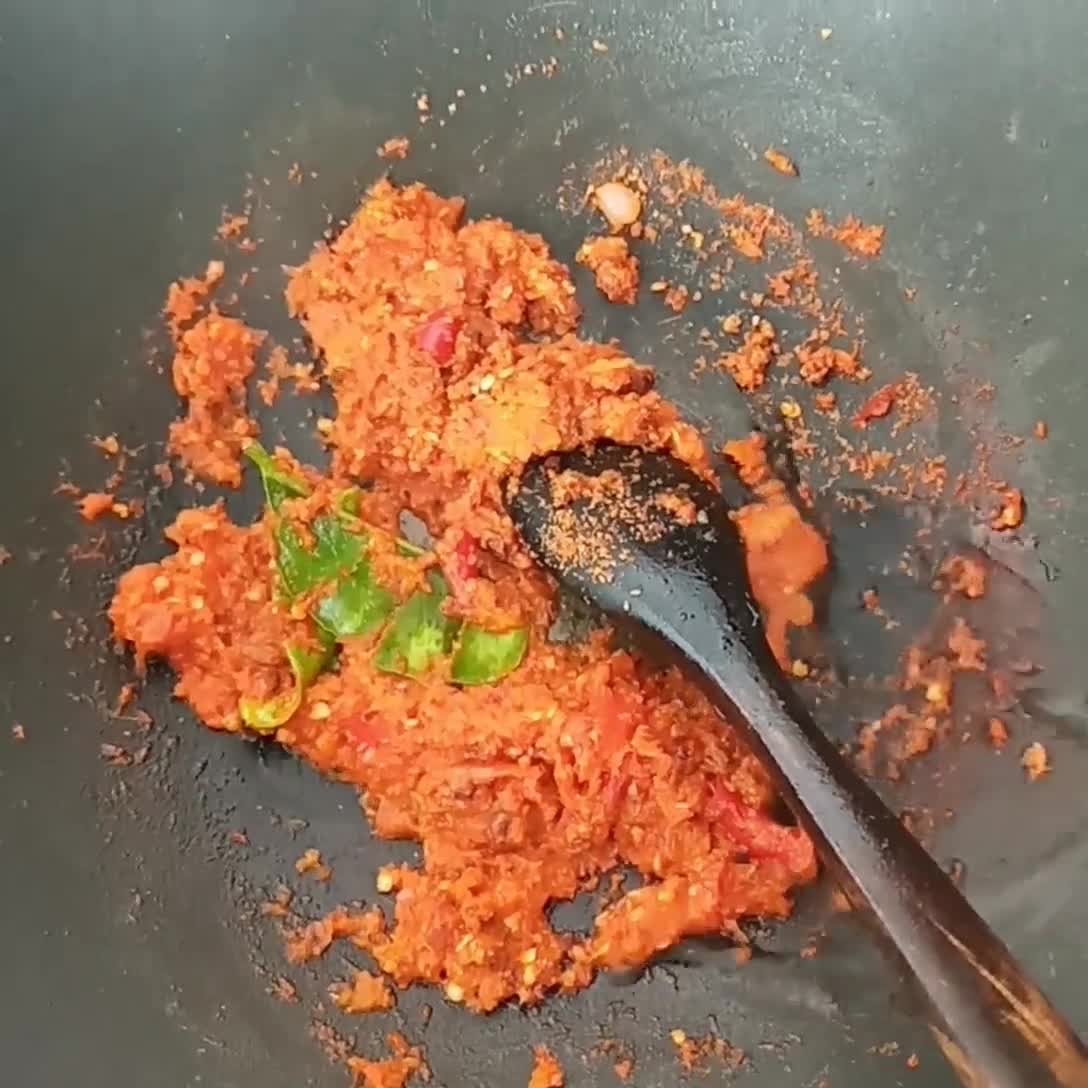 Foto langkah ke 3 dari resep Terong Balado Kacang.