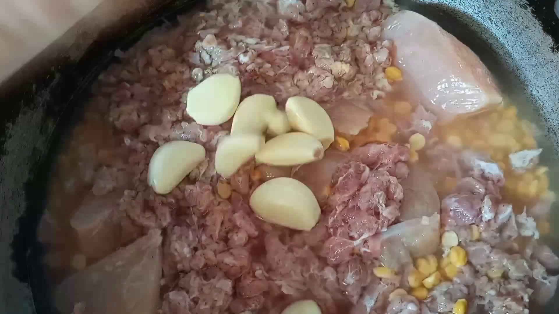A picture of step 2 of My Invention Chicken And Beef Mince Shami Kabab.
