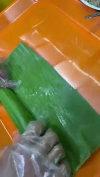 Gambar langkah 9 resipi Pulut Lepa / Pulut Panggang Kelantan (Inti Ikan).