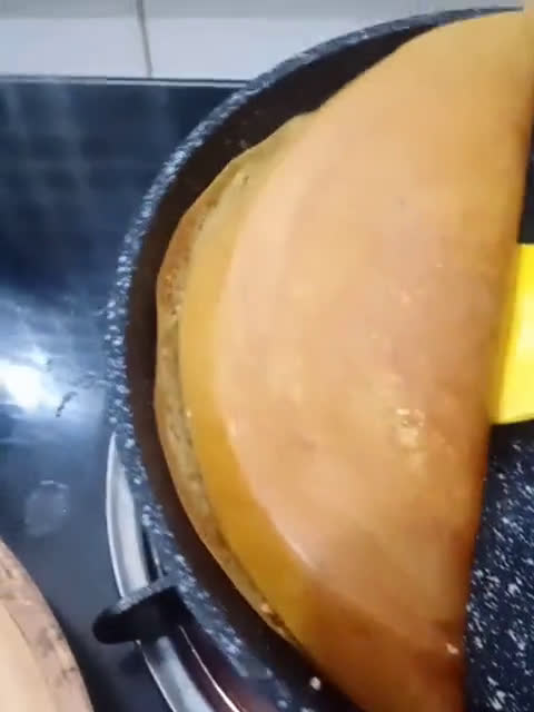 Gambar langkah 3 resipi Terang Bulan.