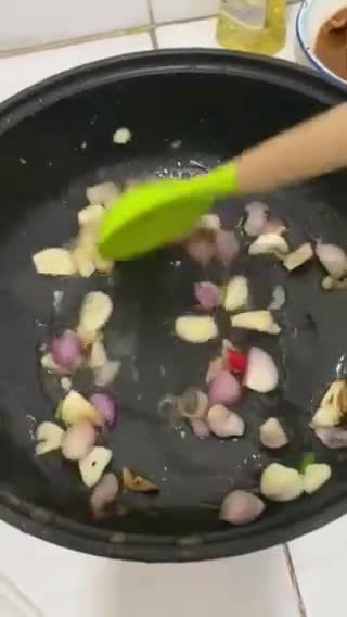 Foto langkah ke 3 dari resep Spagetti oriental ala pizza hut🍝.