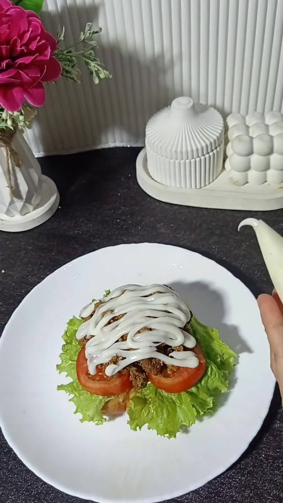 Foto langkah ke 10 dari resep Beef Mochi Burger.
