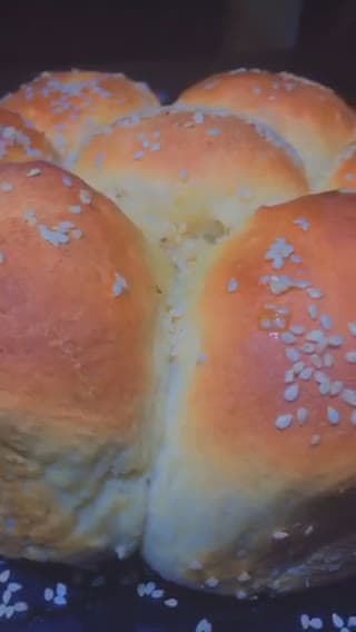 A picture of step 9 of Bread wid sesame (ridi).