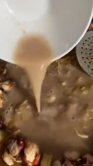 Foto del paso 11 de la receta: Fideuà de pulpo verduritas, garbanzos y hierbabuena, facilísima!