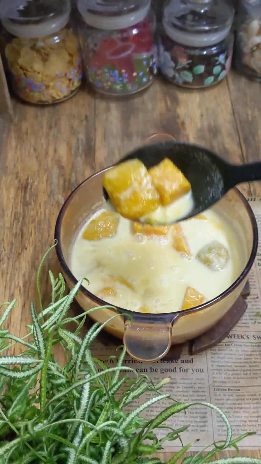 Gambar langkah 3 resipi Masak Lemak putih labu.