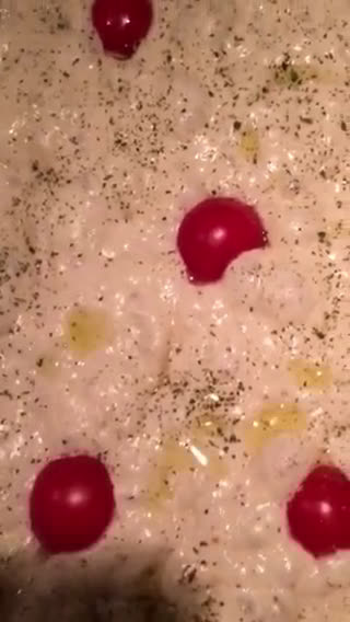 A picture of step 6 of Apulian Focaccia with Sourdough Starter.