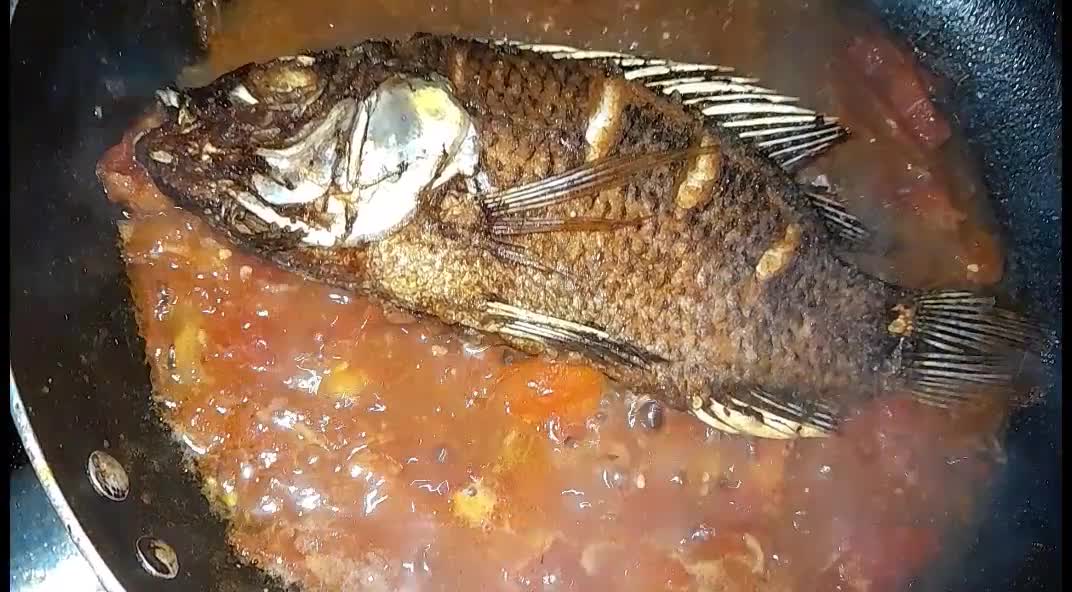 A picture of step 6 of Wet Whole fish.