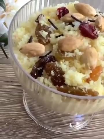 Une image de l'étape 5 de S’effa🍨couscous 🥄sucré aux fruits secs.