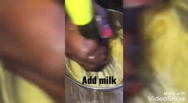 A picture of step 2 of Butter milk cookies.