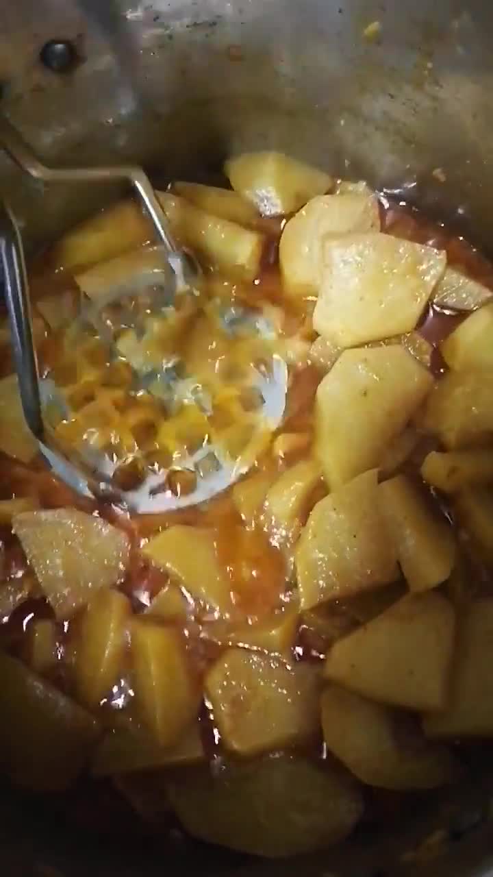 A picture of step 4 of Shaljum ki bhujiya (Turnip).
