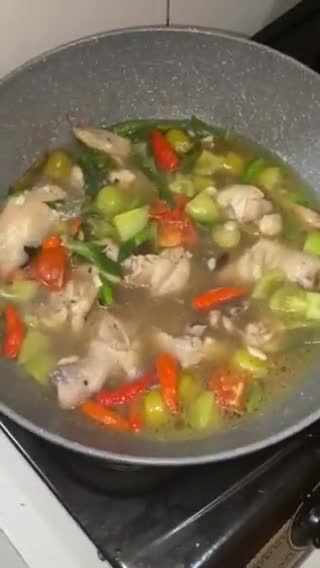 Foto langkah ke 5 dari resep Asam asam ayam.