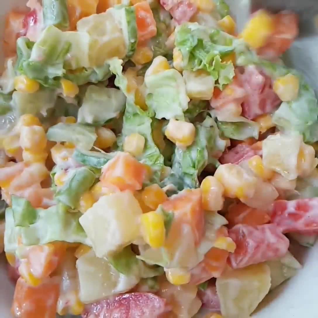 Foto langkah ke 4 dari resep Egg and Veggie Salad.