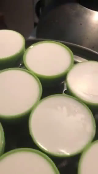 Foto langkah ke 3 dari resep Kue Talam Ubi Ungu.