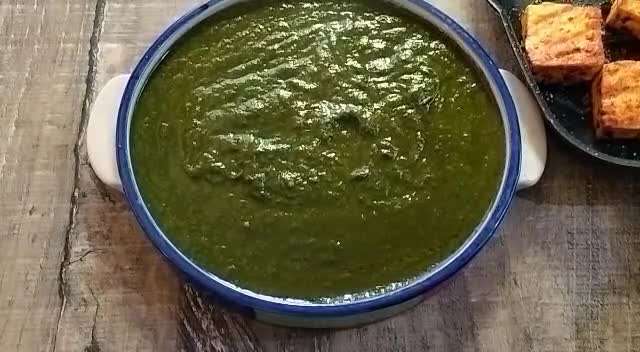 A picture of step 10 of Spinach Paneer (No Onion, No Garlic).