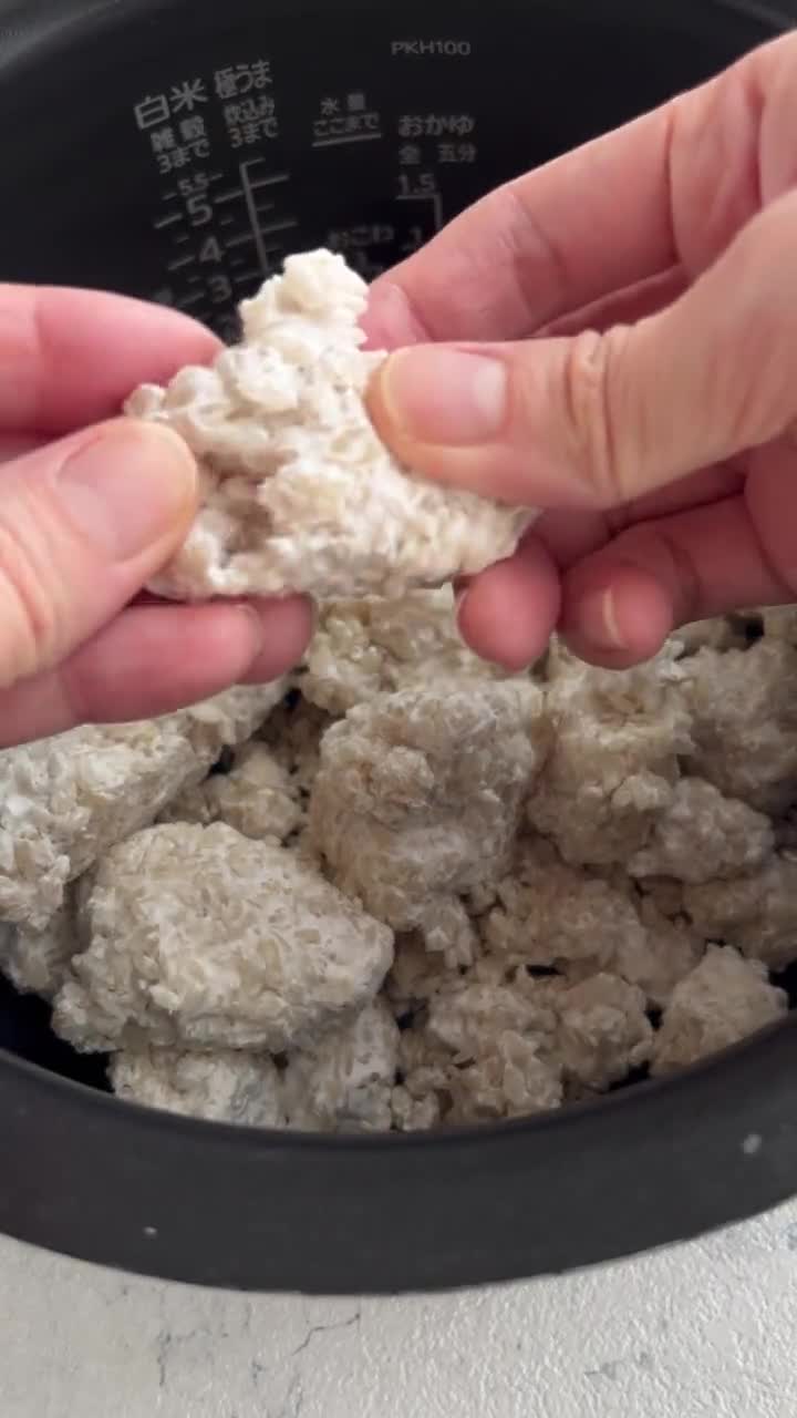 炊飯器の保温機能で作る生米麴甘酒の作り方作り方2写真