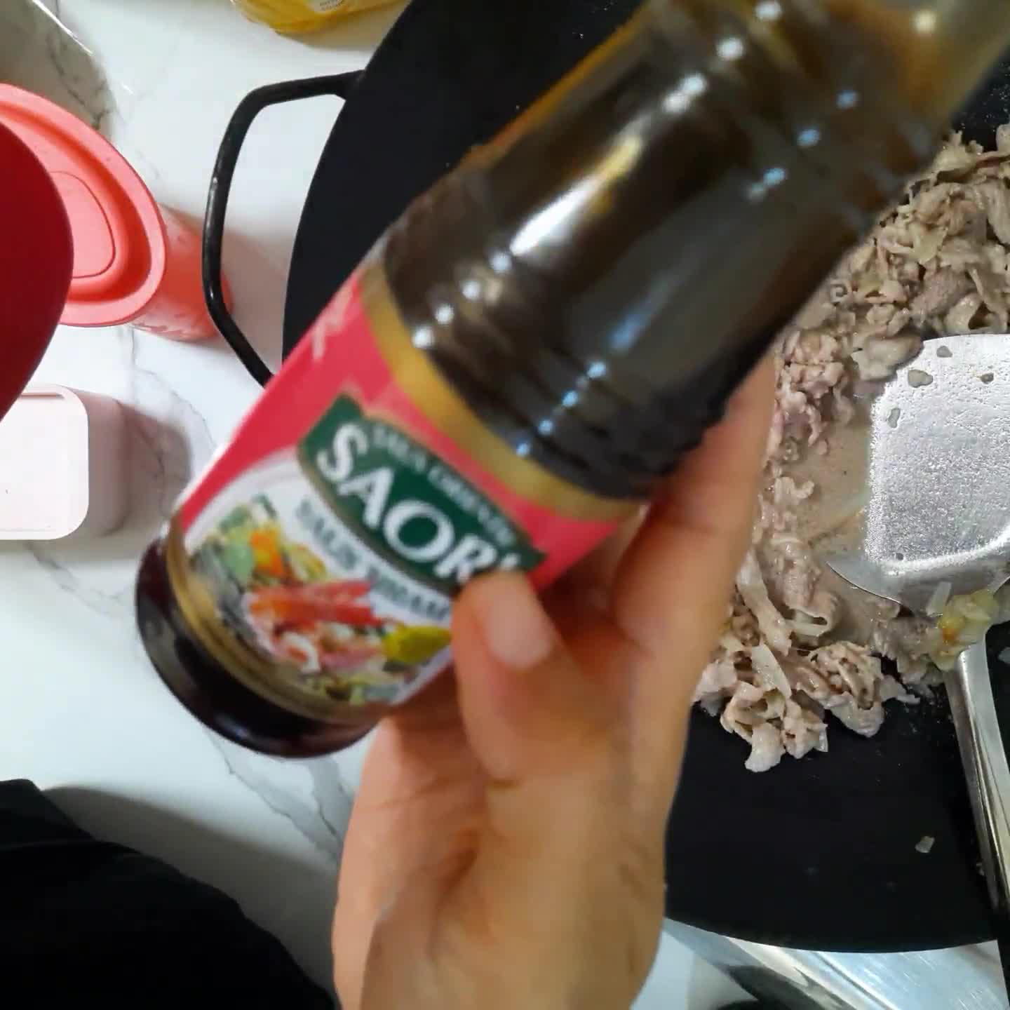 Foto langkah ke 3 dari resep Tumis Beef Tanpa Minyak.