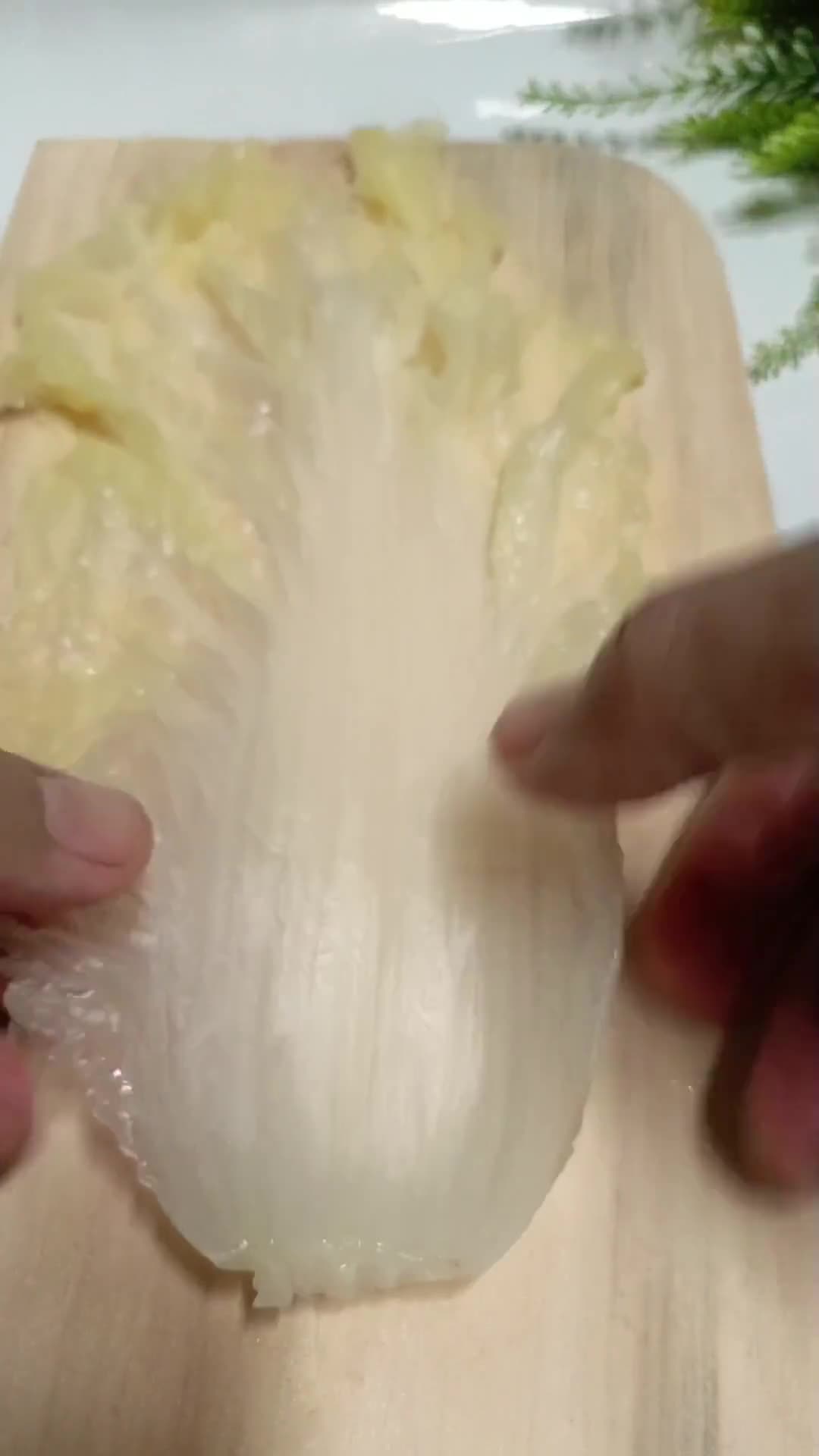 Foto langkah ke 3 dari resep Sawi Gulung isi Ayam Tahu.