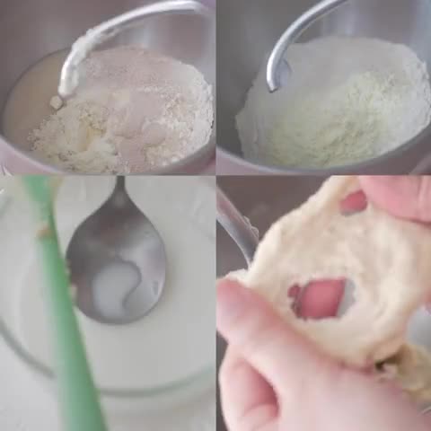Foto langkah ke 2 dari resep Thai Milk Bun - Tangzhong Method Roti Putih/ White Bread.