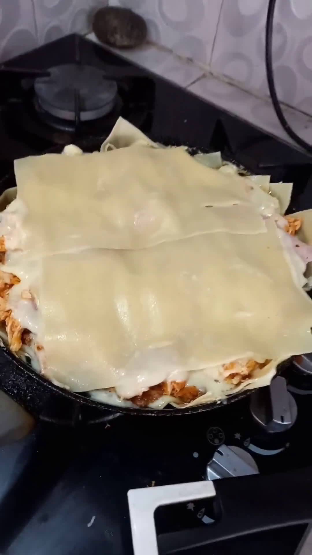 Foto del paso 5 de la receta: LASAÑA EN Sartén (SIN HORNO)