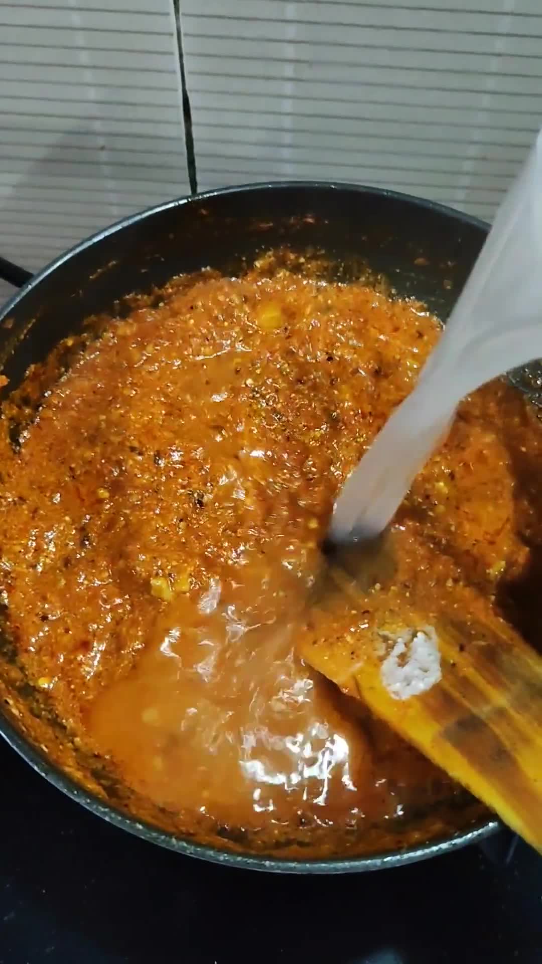 भजिया सब्जी(bhajiya sabzi recipe in hindi) रेसिपी चरण 4 फोटो
