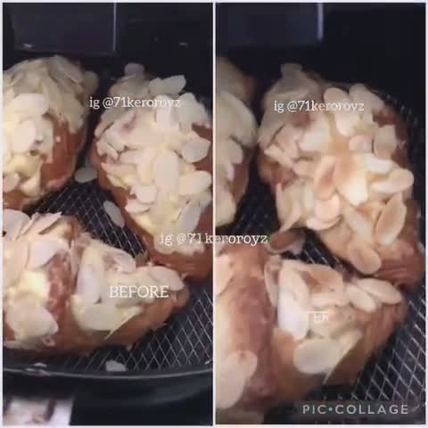 Gambar langkah 7 resipi 🥐 ALMOND CROISSANTS.