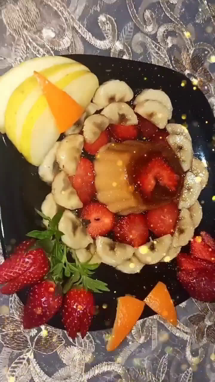 صورة لخطوة 4 من وصفة سلطة فواكه مع فلان كراميل 🍓🍌🍏🍊🍋🍮