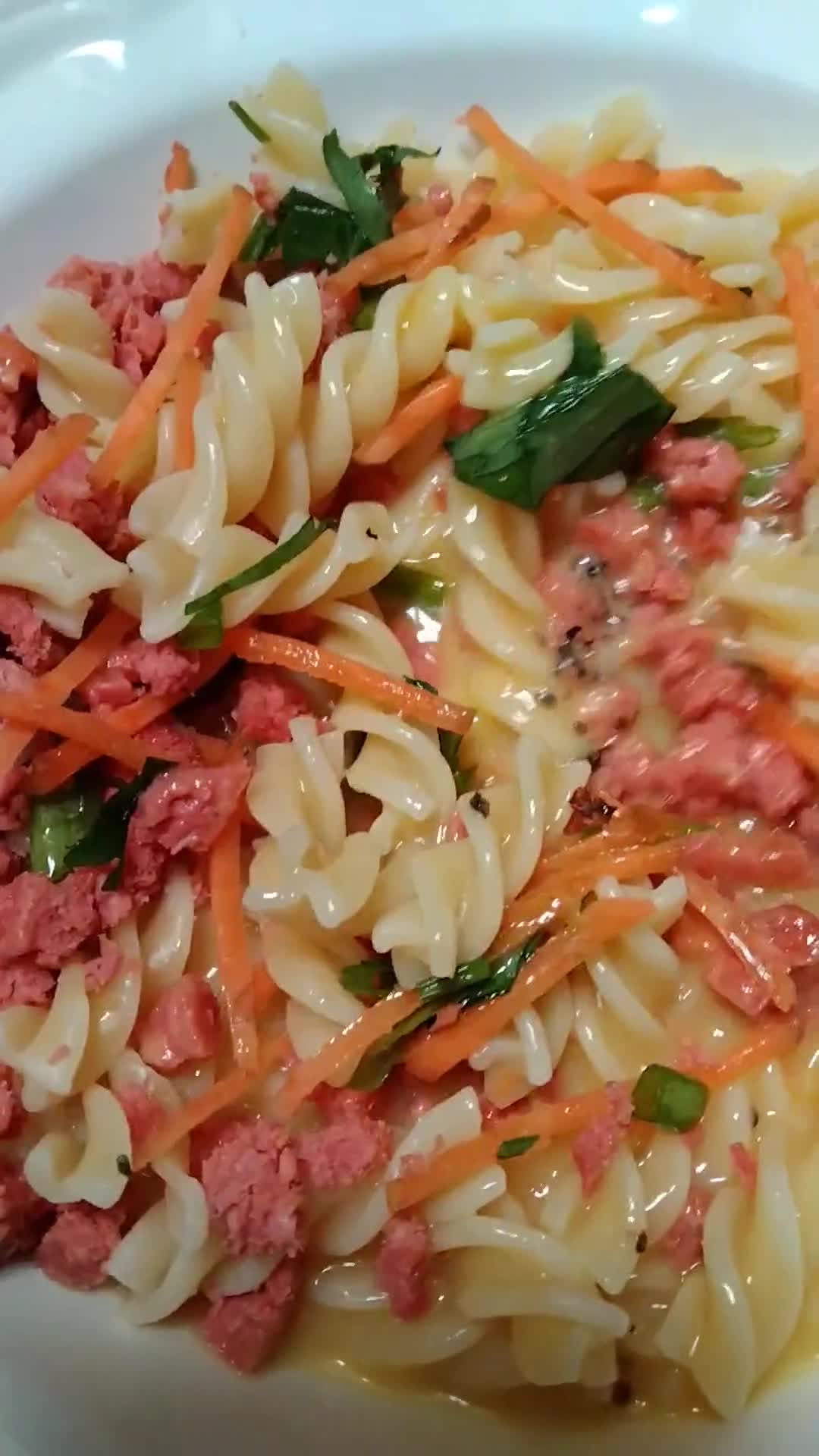 Gambar langkah 1 resipi Pasta telur.