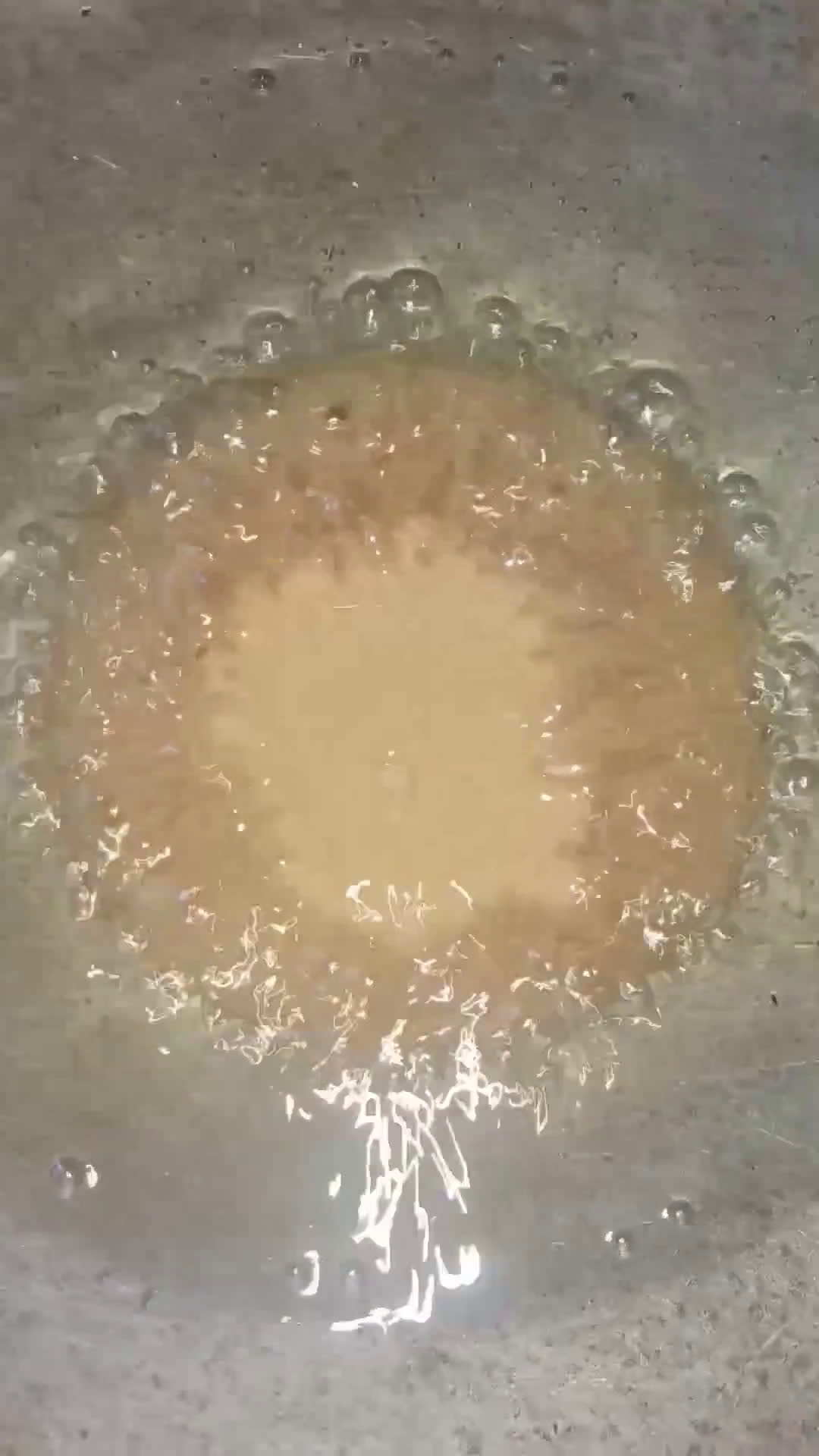 Gambar langkah 5 resipi Cucur Jawa Gula Melaka.
