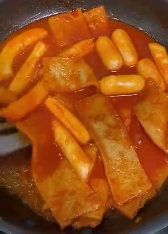 รูปขั้นตอนการทำที่ 3 ของ ต๊อกบกกี Teokbokki