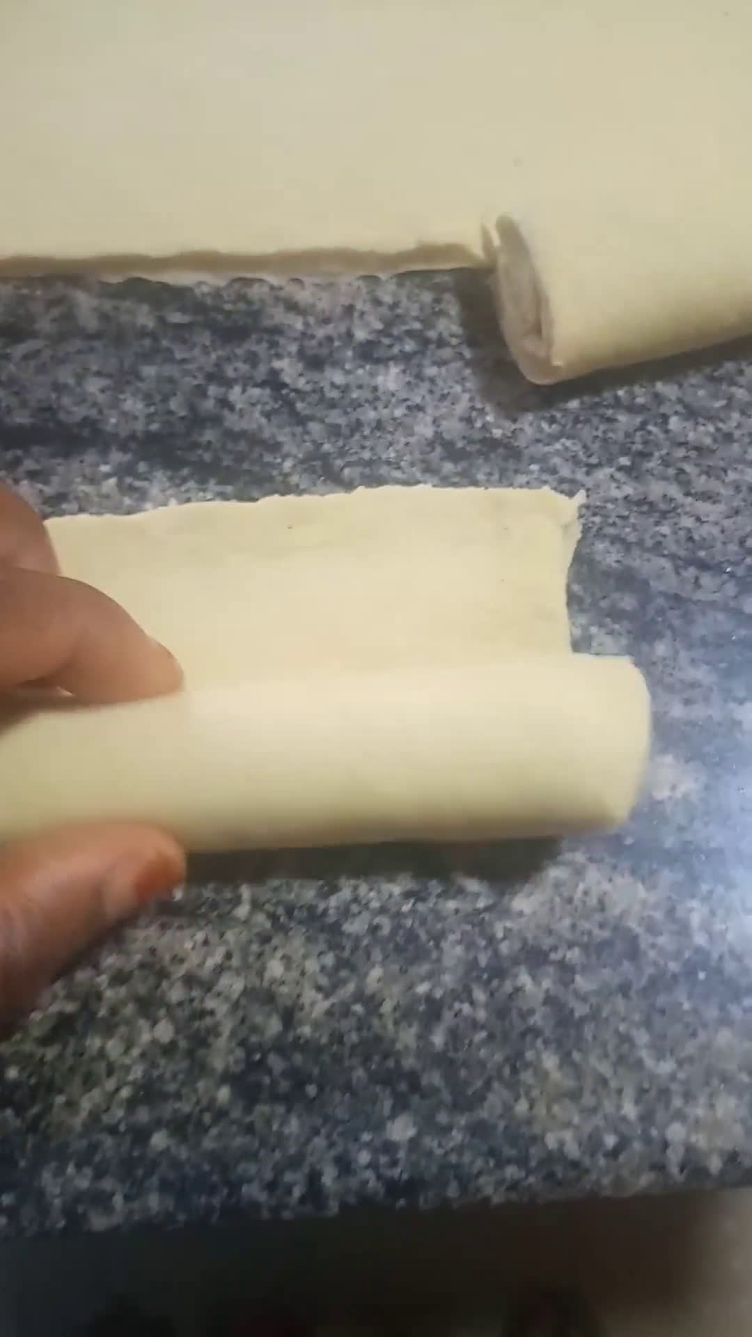 A picture of step 2 of Cinnamon Sausage Bars.