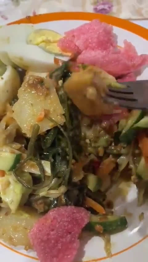 Gambar langkah 4 resipi Gado gado klaten.