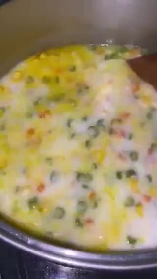 Foto langkah ke 6 dari resep Cream soup jagung (ayam,buncis,wortel).