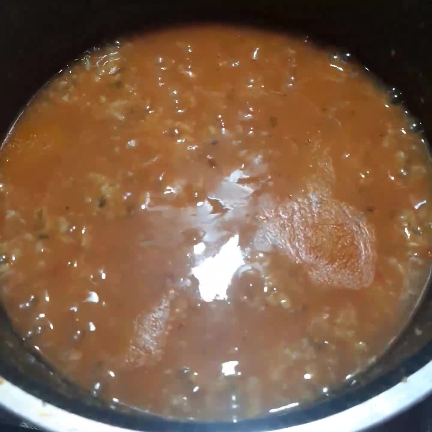 عکس مرحله 3 از دستور آش گوجه فرنگی (بامادور آشی تبریز)😋