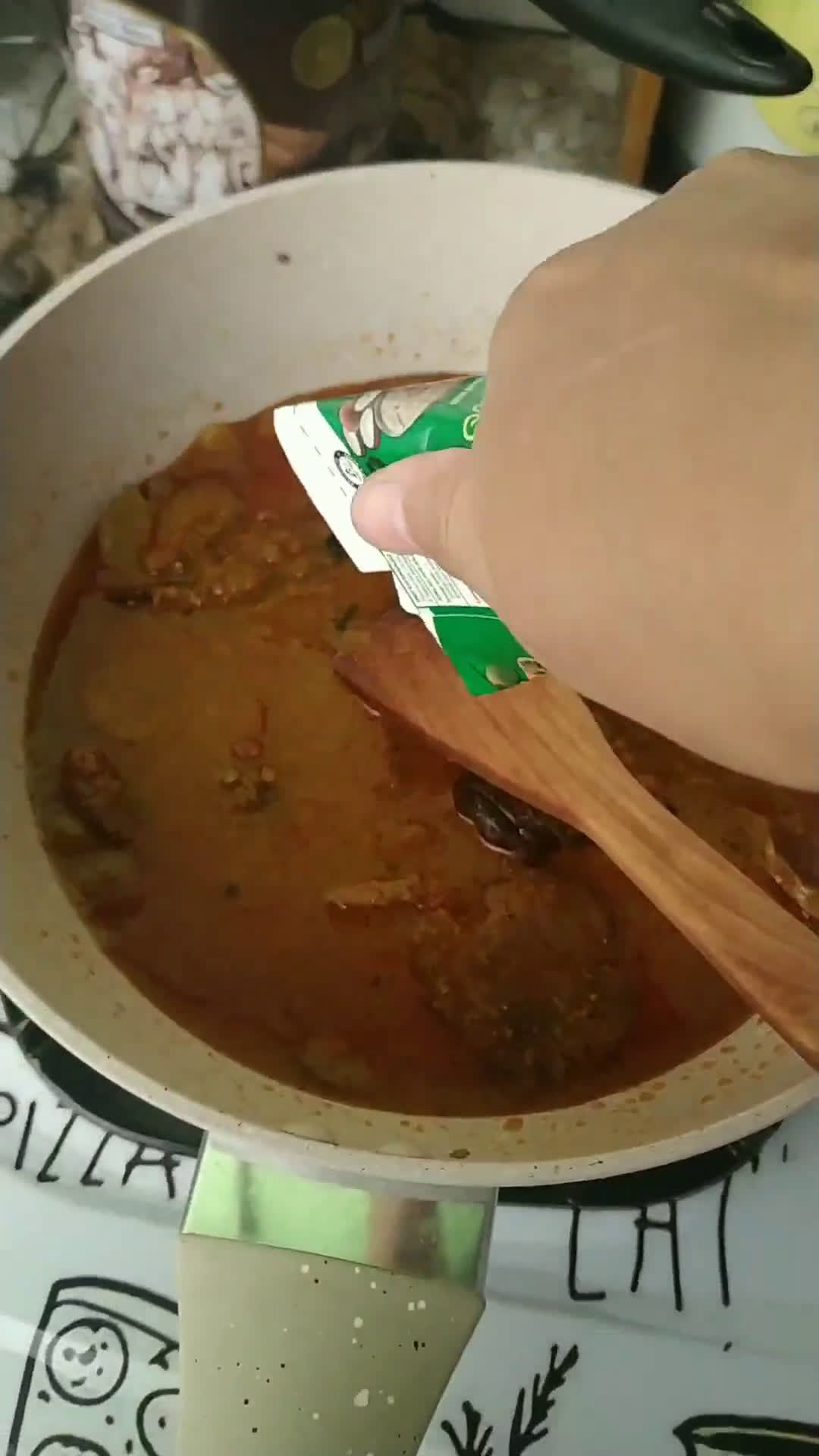 Foto langkah ke 2 dari resep #200 Rendang Jengkol.