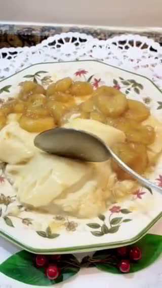 Foto del paso 17 de la receta: Postre cremoso con plátano caramelizado