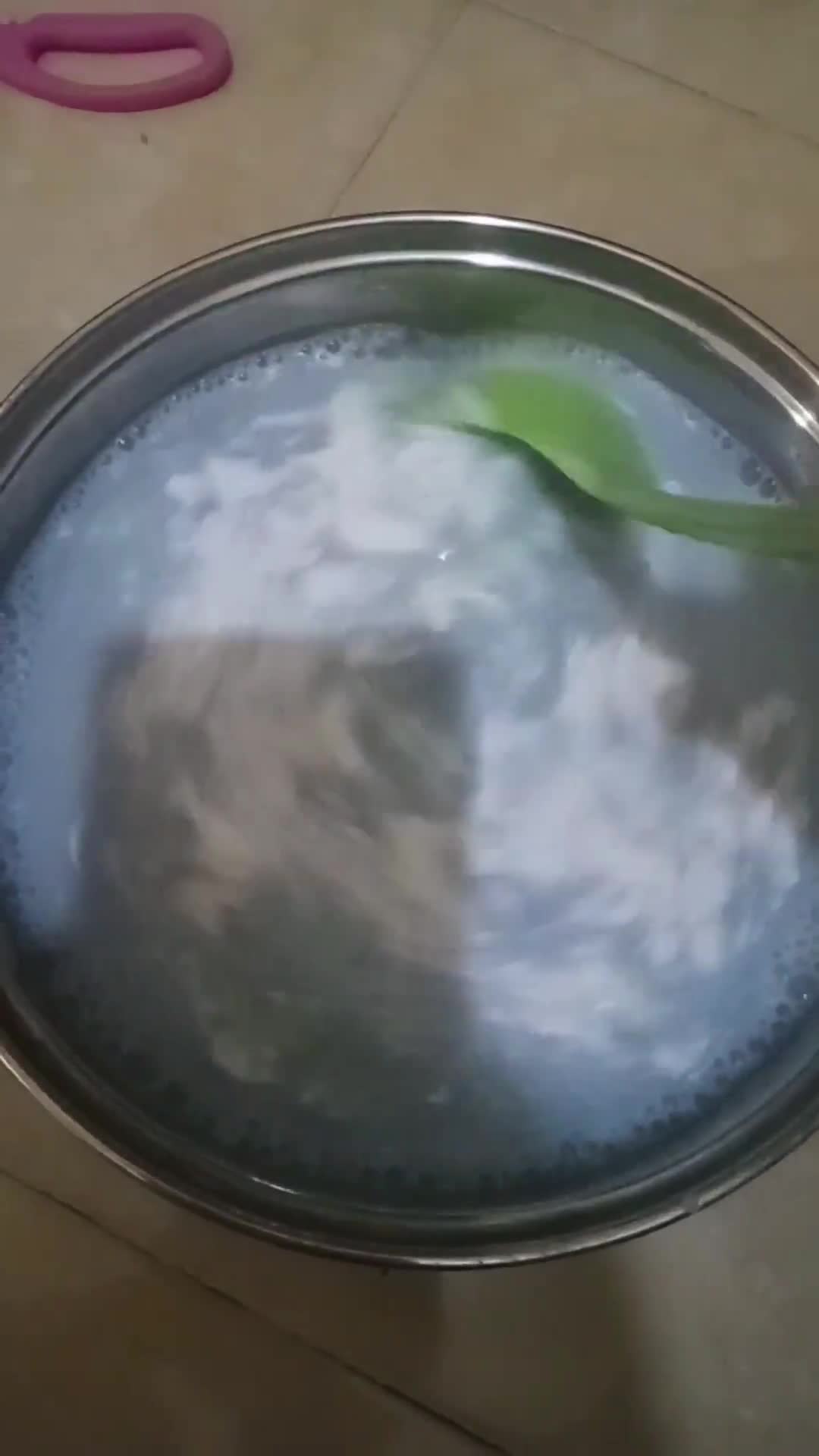 Foto langkah ke 2 dari resep Puding Lumut Bunga Telang.