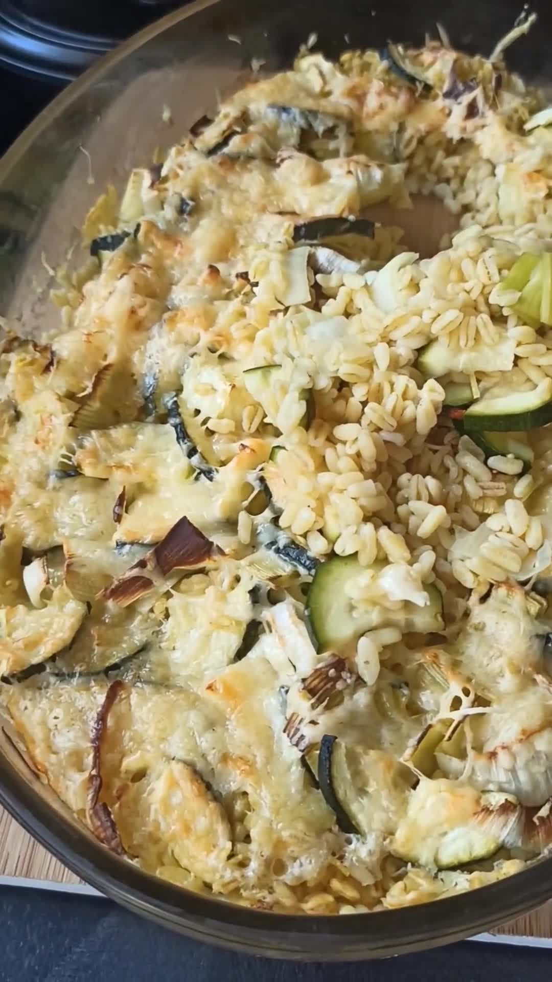 Une image de l'étape 4 de Gratin d'ebly, poireaux et courgettes.