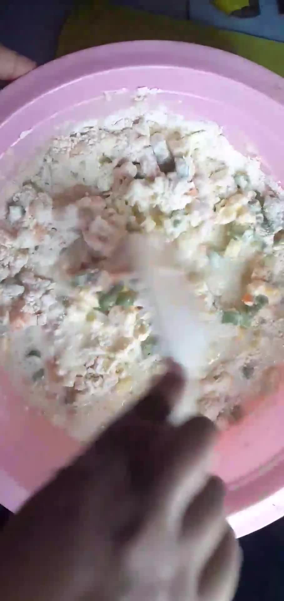 Foto langkah ke 6 dari resep Bakwan Mix Veggie.