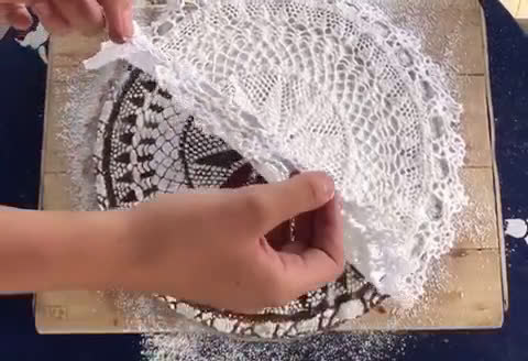 A picture of step 5 of Fanouropita - Greek vegan cake.