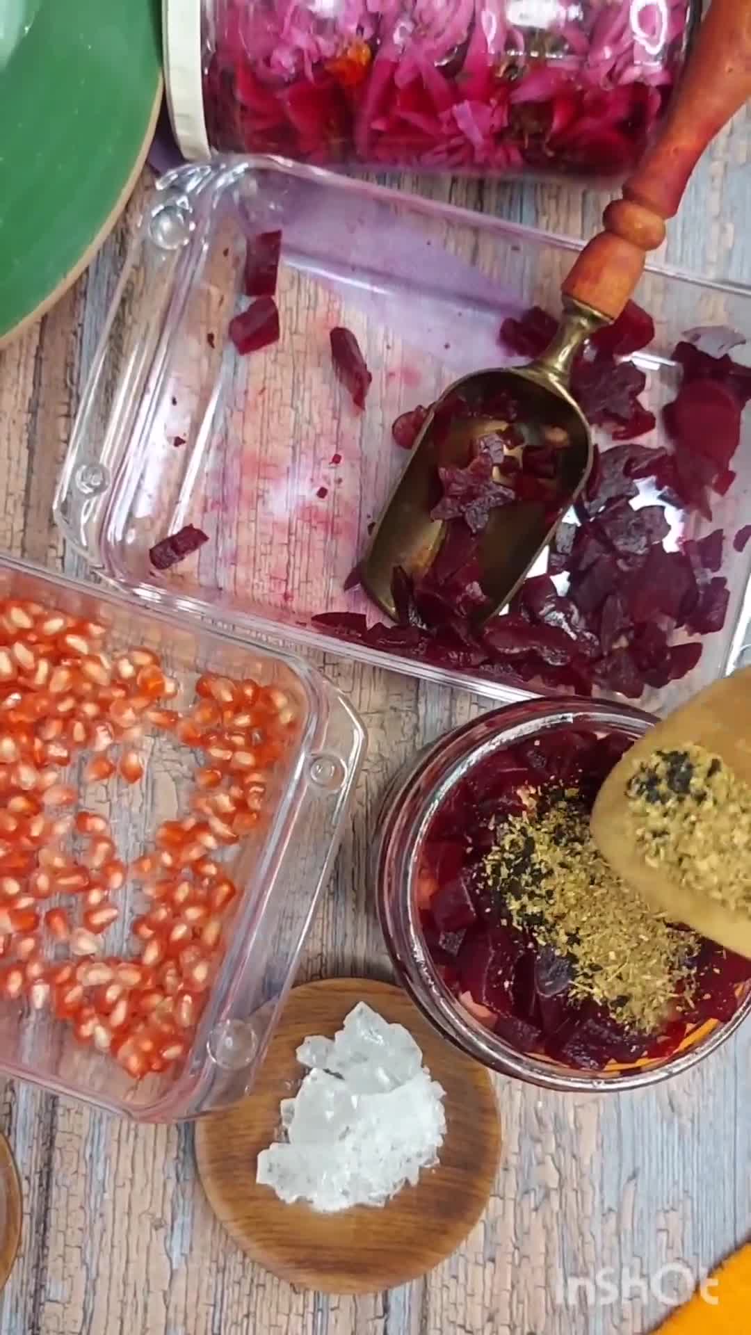 عکس مرحله 4 از دستور ترشی یلدایی (انار و لبو)😋😋