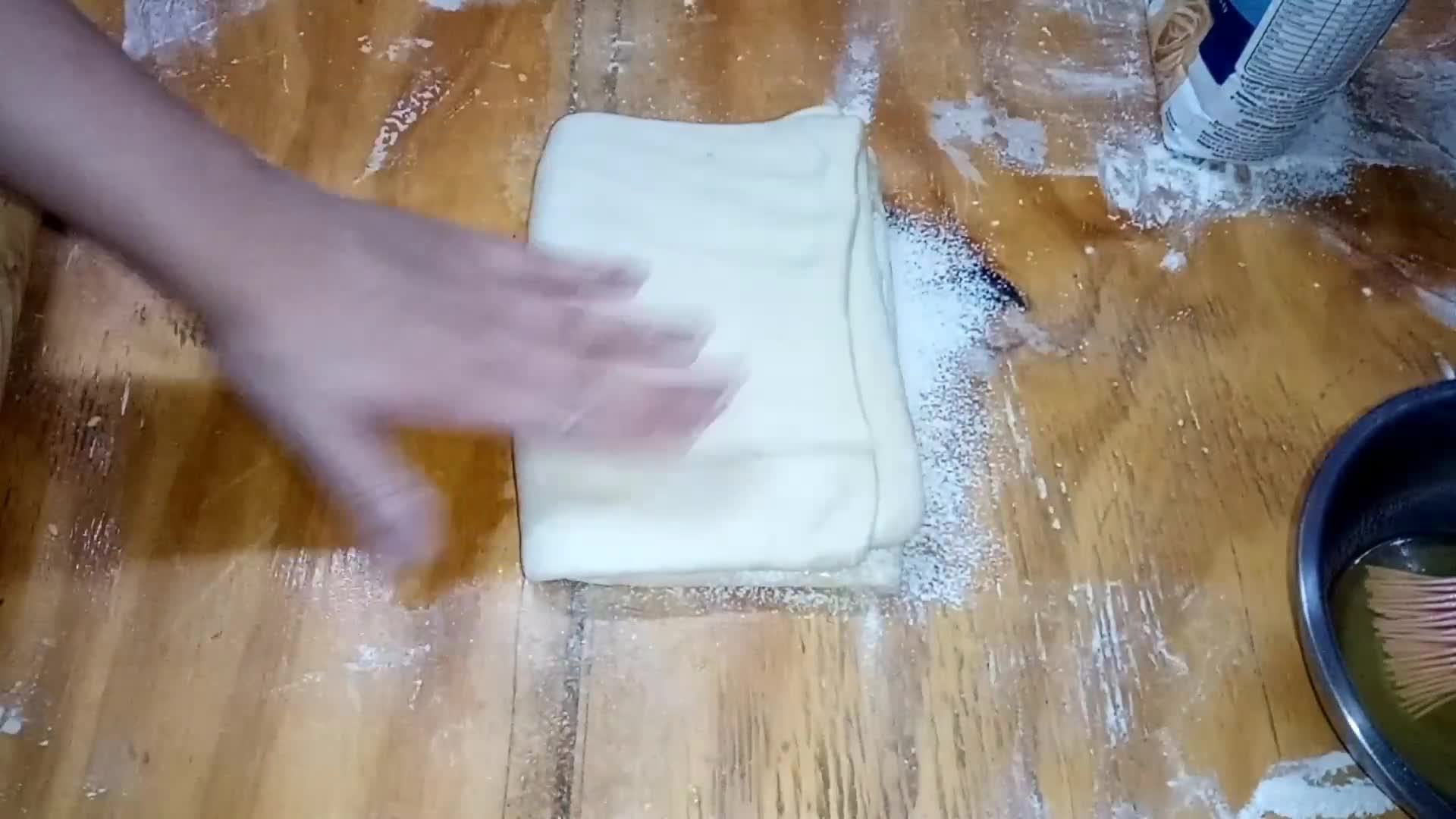 Foto del paso 12 de la receta: Bizcochitos de grasa hojaldrados