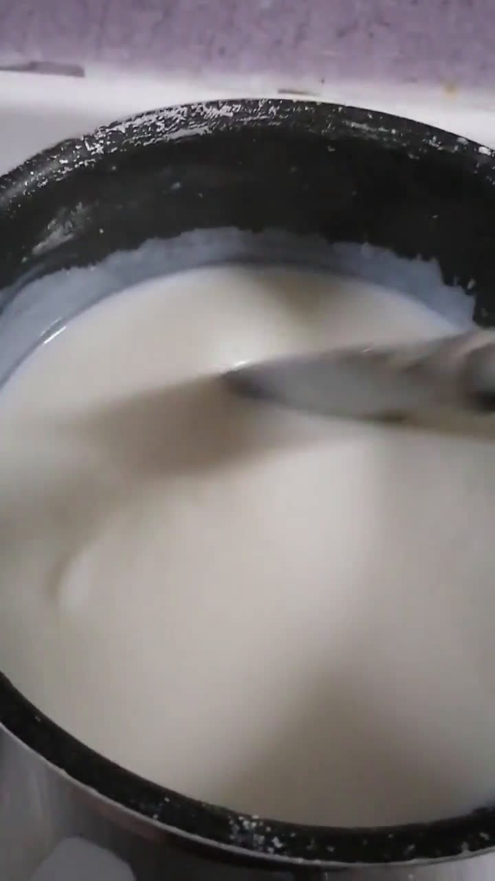 صورة لخطوة 2 من وصفة حلى البودينغ المتماسك 😋🍫