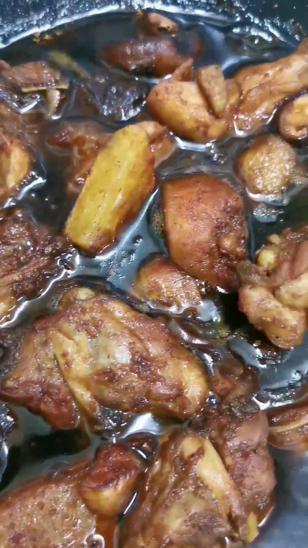 Gambar langkah 3 resipi Ayam Masak Lada Hitam.