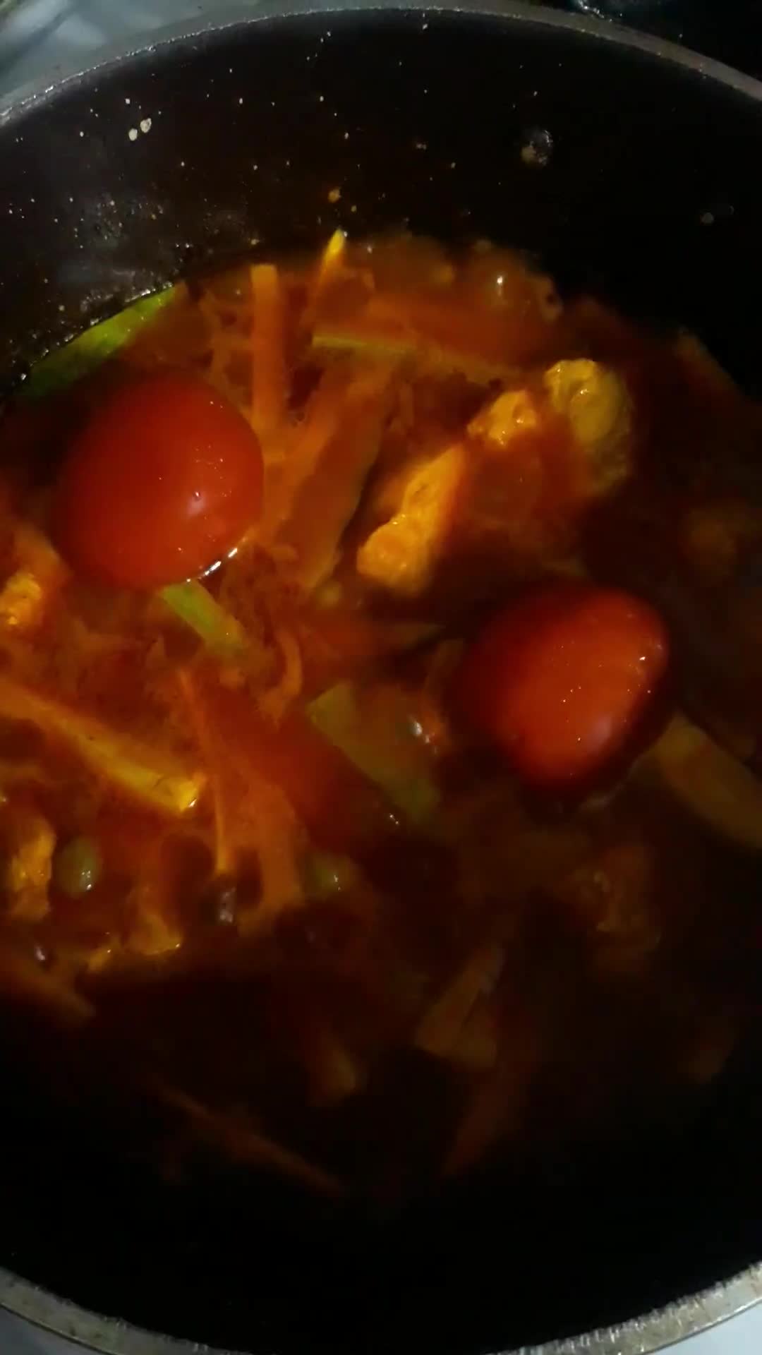 عکس مرحله 8 از دستور خورشت خلال کدو با مرغ solmaz