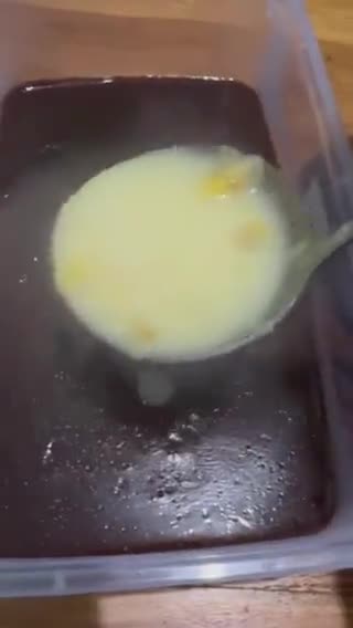Foto langkah ke 3 dari resep Puding pisang coklat.