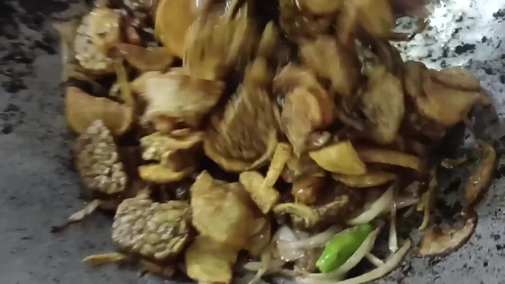 Gambar langkah 3 resipi 2:11:23 - Kentang goreng bersos tiram.